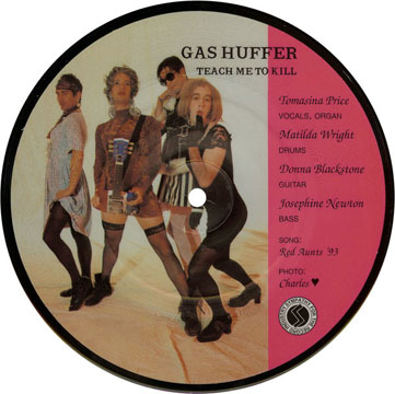 GAS HUFFER / RED AUNTS "Split" Ep Pic Disc